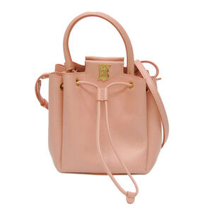 BURBERRY Pink Leather Shoulder Bag